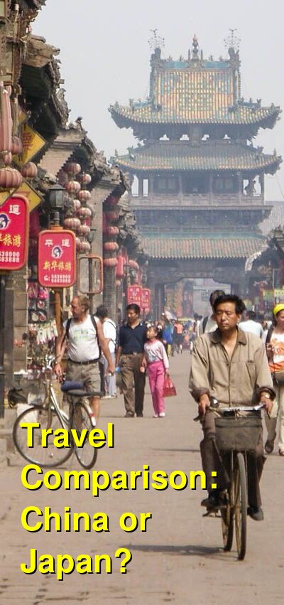 China vs. Japan Travel Comparison