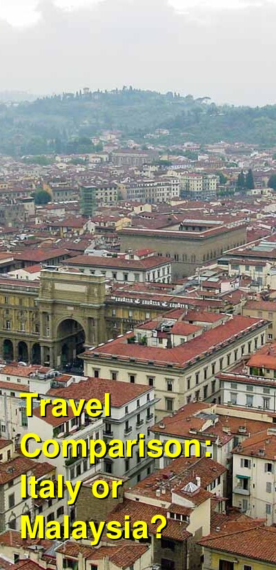 Italy vs. Malaysia Travel Comparison