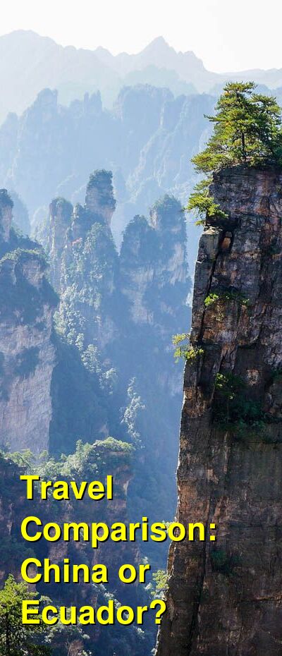 China vs. Ecuador Travel Comparison