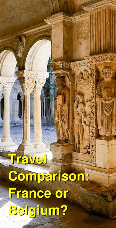 Belgium vs. France Travel Comparison