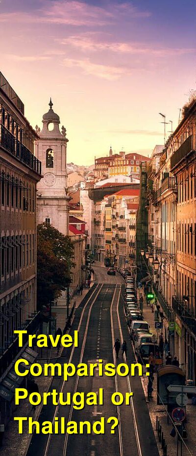 Portugal vs. Thailand Travel Comparison