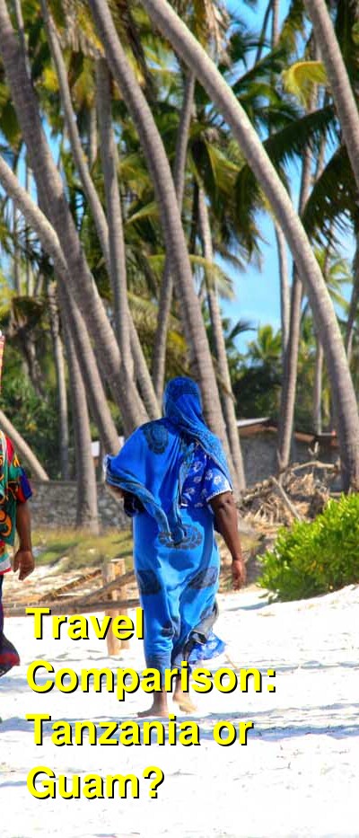 Guam vs. Tanzania Travel Comparison