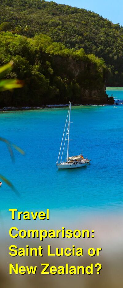 Saint Lucia vs. New Zealand Travel Comparison