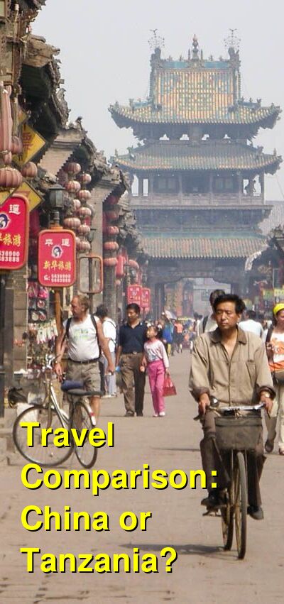 China vs. Tanzania Travel Comparison