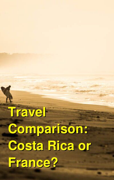 Costa Rica vs. France Travel Comparison