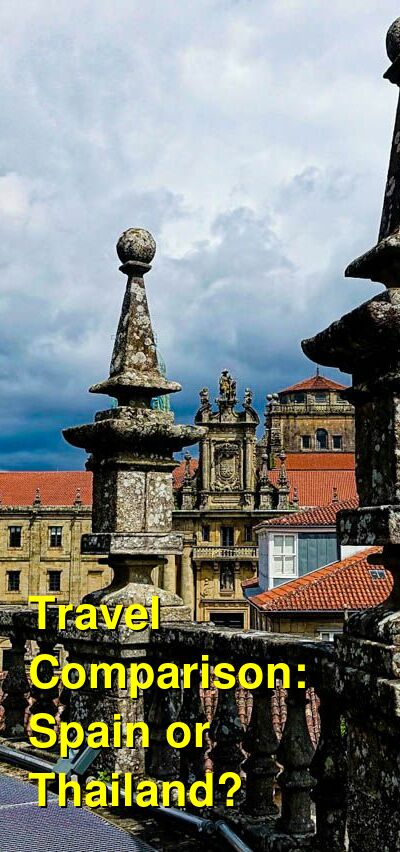 Spain vs. Thailand Travel Comparison