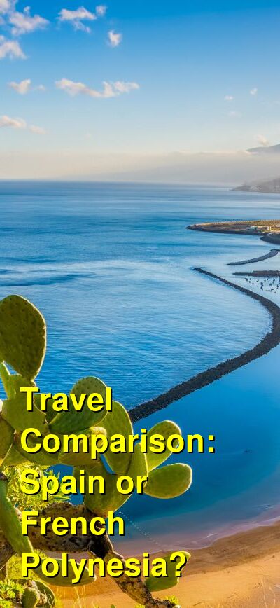 Spain vs. French Polynesia Travel Comparison