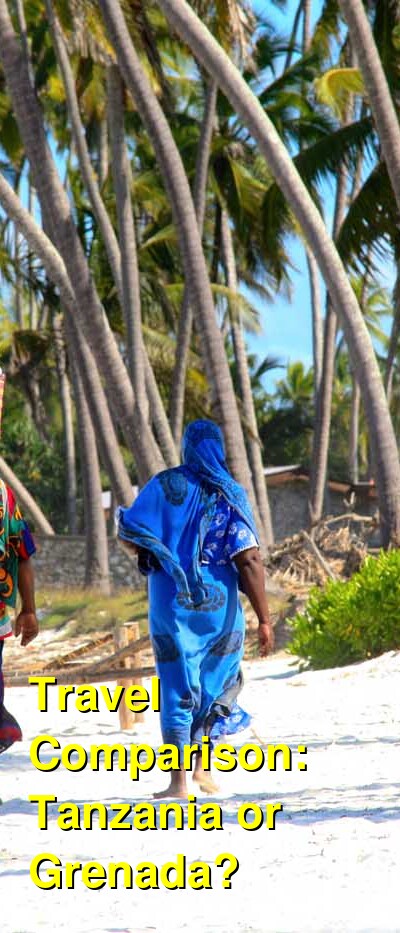 Grenada vs. Tanzania Travel Comparison