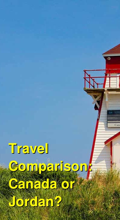Canada vs. Jordan Travel Comparison