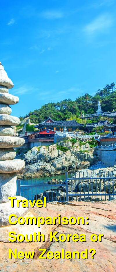 New Zealand vs. South Korea Travel Comparison