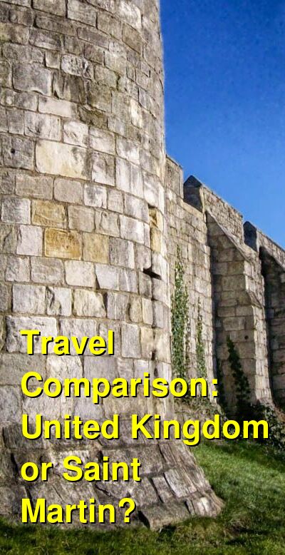 UK vs. Saint Martin Travel Comparison