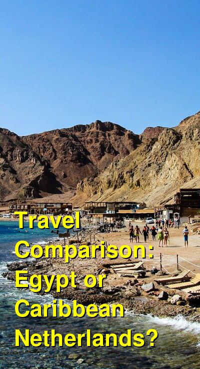 Egypt vs. Caribbean Netherlands Travel Comparison
