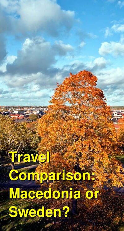 Macedonia vs. Sweden Travel Comparison