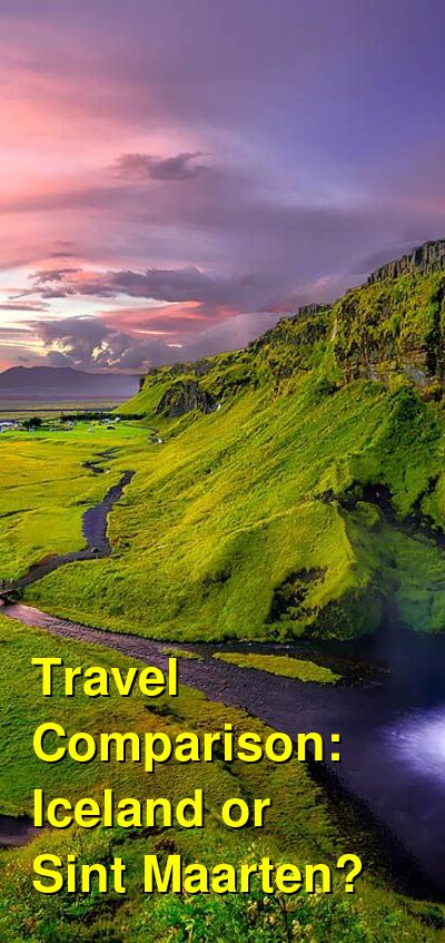 Iceland vs. Sint Maarten Travel Comparison