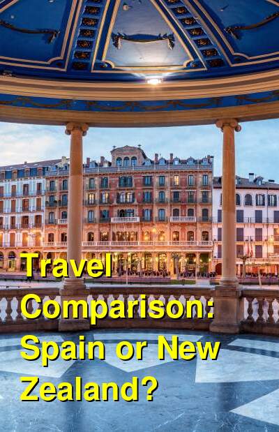 New Zealand vs. Spain Travel Comparison