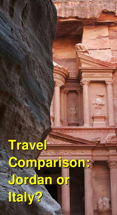 Jordan vs. Italy Travel Comparison