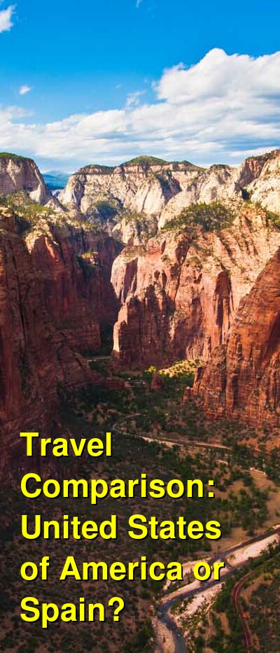 USA vs. Spain Travel Comparison