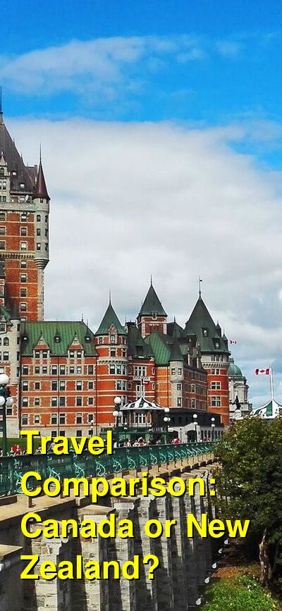 New Zealand vs. Canada Travel Comparison