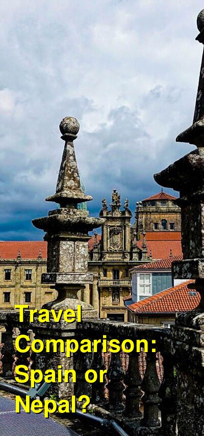 Spain vs. Nepal Travel Comparison