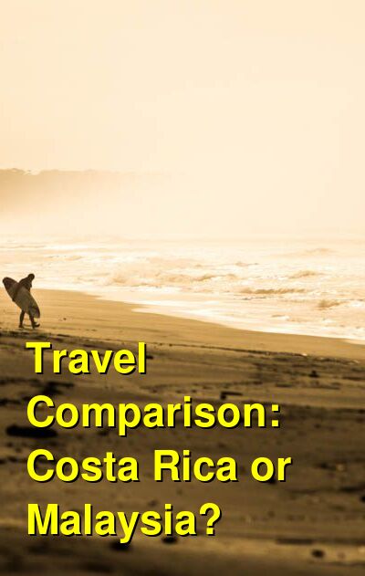 Costa Rica vs. Malaysia Travel Comparison