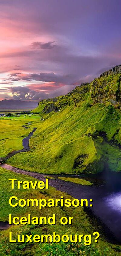 Iceland vs. Luxembourg Travel Comparison