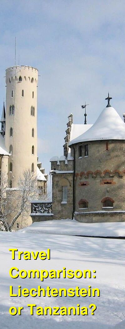 Liechtenstein vs. Tanzania Travel Comparison