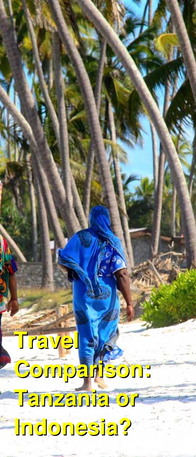 Indonesia vs. Tanzania Travel Comparison