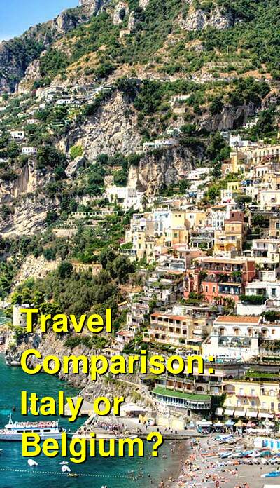 Belgium vs. Italy Travel Comparison