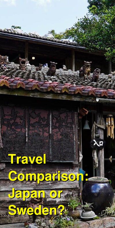 Japan vs. Sweden Travel Comparison