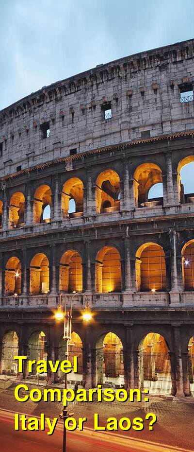 Italy vs. Laos Travel Comparison