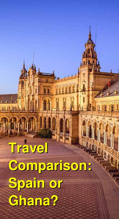 Spain vs. Ghana Travel Comparison
