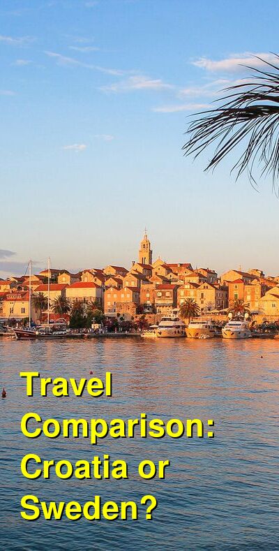 Croatia vs. Sweden Travel Comparison