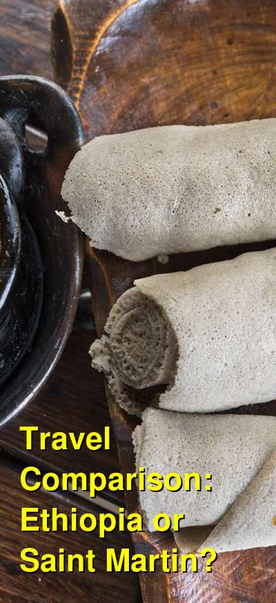 Ethiopia vs. Saint Martin Travel Comparison