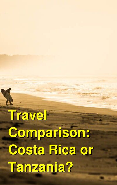 Tanzania vs. Costa Rica Travel Comparison