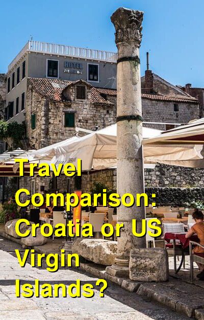 Croatia vs. USVI Travel Comparison