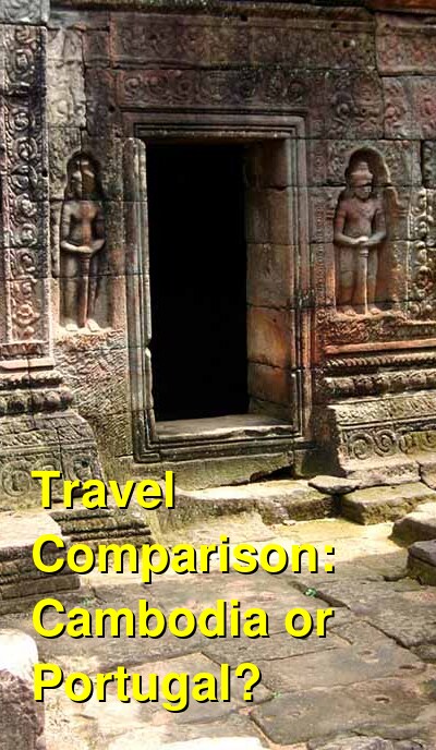 Cambodia vs. Portugal Travel Comparison
