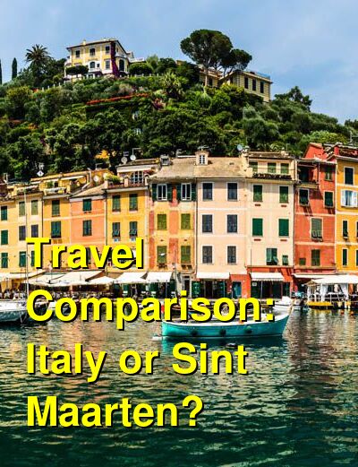 Italy vs. Sint Maarten Travel Comparison