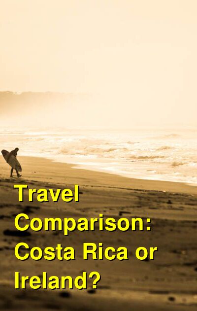 Costa Rica vs. Ireland Travel Comparison