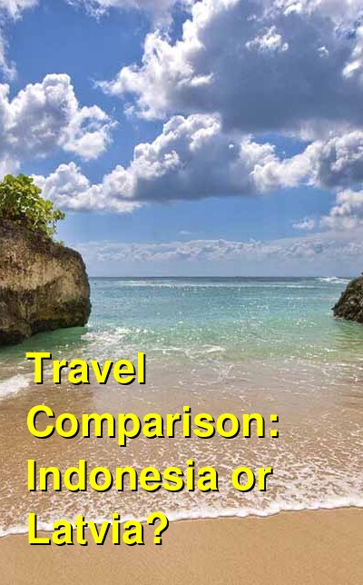 Indonesia vs. Latvia Travel Comparison