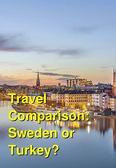 Turkey vs. Sweden Travel Comparison