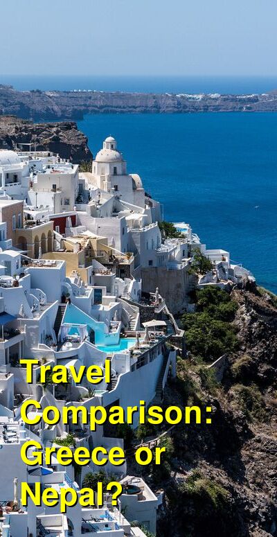 Greece vs. Nepal Travel Comparison