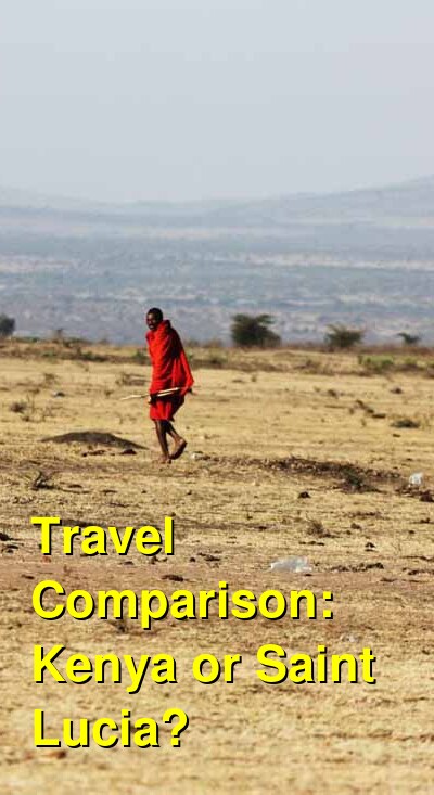 Kenya vs. Saint Lucia Travel Comparison