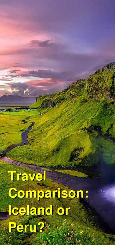 Iceland vs. Peru Travel Comparison