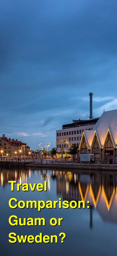 Guam vs. Sweden Travel Comparison