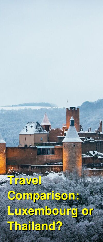 Luxembourg vs. Thailand Travel Comparison